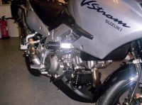 Padací chrániče - Suzuki DL 1000 VStrom / Kawasaki KLV1000, černá